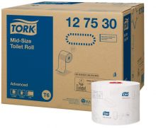 Tork туалетная бумага Mid-size в миди рулонах 1