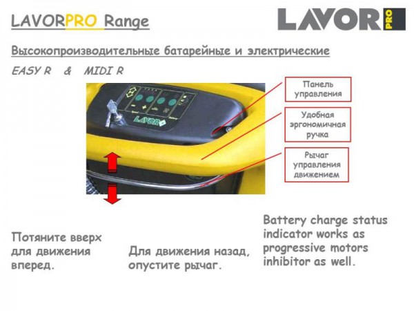 Поломоечна машина Lavor PRO SCL Easy R 66 BT, без АКБ и ЗУ